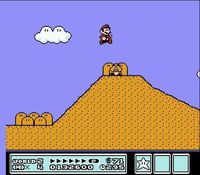 une photo d'Ã©cran de Super Mario Bros 3 sur Nintendo Nes